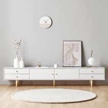 LS9701 데일리 거실장2200 DVX, 화이트