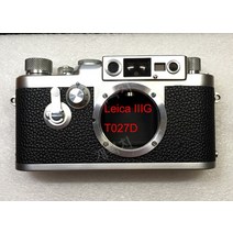 라이카 IIIG 카메라 가죽 커스텀 데칼 스킨, 진짜 가죽