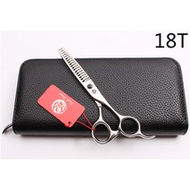 미용가위 커트 헤어컷 이발 헤어 미용 헤어샵 미용실 이발소 애견미용 바버샵 리젠트컷 6440C 퍼플 드래곤 전문 인간의 머리카락 가위 미용 가위 8121418 치아 숱이 비율, Z2004 음 18T 6Y