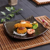 예쁜 핸드메이드 도자기그릇 홈세트 여주 이천 소야 천유 토석 사각접시 그릇 (대), 본상품선택