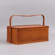 엔틱 다과 바구니 사각 다도 트레이 수납함 찻상, 옵션15