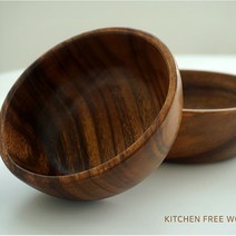우드식기 원형우드트레이 아카시아 볼2호 14.8x5cm 전통찻상 모던키친 엔틱다용도상 찻상 차상 주방용품감성디자