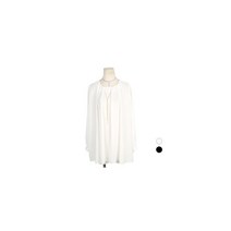 [네오쿠비카] 빅사이즈 비즈체인 목걸이 블라우스BR573