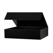 OEMVALATY 대형 화이트 선물 상자 48.3x40.6x15.2cm(19x16, Black_1 Count (Pack of 1)