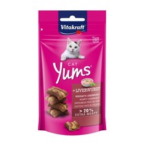 비타크래프트 고양이간식 캣얌 40g, 3개, 리버소세지