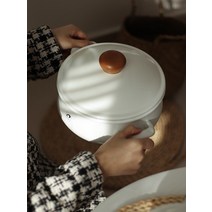 가마솥화덕 일본 수입 노다 법랑 냄비 포치카 양이 수프 스튜 가스 스토브 유도 밥솥 유니버설, [02] 노다 법랑 냄비 2개(약 2.6L) 오리지날