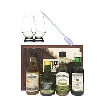 글랜캐런글라스 Peated Malts of Distinction 4 x 5 cl Miniaturen + 2 Glencairn Gläser 1 Pipette128841