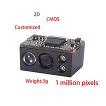 백만 픽셀 저렴한 임베디드 모듈 1D 바코드 리더 QR 스캐너 OEM 엔진 USB/TTL/232, 09 EV-ER108(RS232)