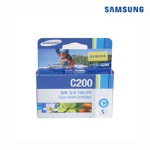 삼성 SCX 1855FW 정품잉크 INK-C200 파랑, 1개, 칼라