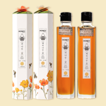 -23.5 꽃꿀 단품 290g 피나무꿀 때죽나무꿀 100%국산 천연 벌꿀 병꿀, 피나무 / 쇼핑백: 추가