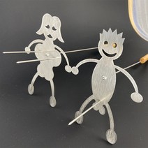 휴대용 핫도그 소년 소녀 로스터 쿠커 재미 있은 랙 바베큐 소시지 스테인레스 스틸 금속 도구 구이 모닥불