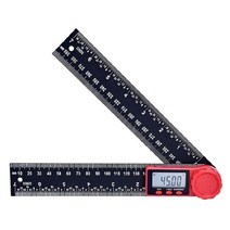 디지털 전자 각도기 경사계 목공용 측정 해상도 0.05 °/3&39;13 디지털 각도계 LCD 디스플레이 측정기, 02 200mm