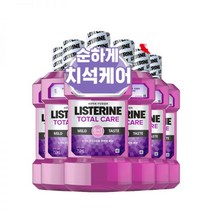 [국내정품][토탈 솔루션] 리스테린 토탈케어 마일드 750mL x6개