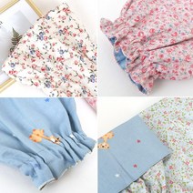 핸드메이드 반 팔 토시 워머 플라워 양면 예쁜 사무실용 작업용 미술용품