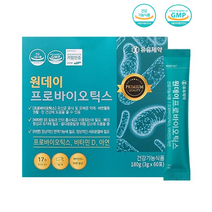 유유제약 원데이 프로바이오틱스 장건강 영양제 3gx120포 4개월분
