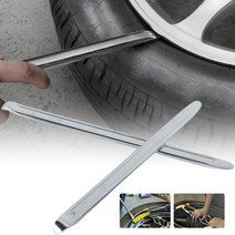 타이어 레버 기어 도구 40cm 스푼 리무버 내구성 강철 자전거 오토바이 수리 액세서리 2 개, 01 40CM