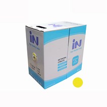 인네트워크 CAT.5E UTP 300M 보급형 노랑 [IN-5UTP300MYE] INL147