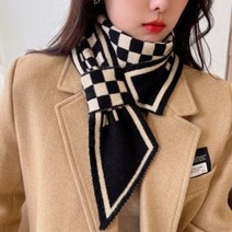 가을 겨울 고급 따뜻한 여성용 우아한 선물 생일 울스카프 hilldi 힐디