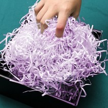 포장용 종이완충제 선물 스터핑 초핑 100g 파쇄페이퍼, 아이보리