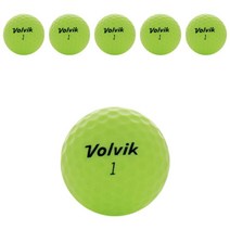 볼빅 블루90 프리미엄 골프공 2피스 43mm 6p + 자석티, 그린, 1세트