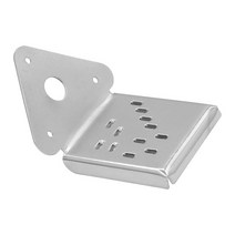 만돌린 꽃 패턴 디자인 tailpiece for mandolin cigar box, 은