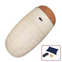 동계침낭 야외 여행 캠핑 침낭 초경량 차박침낭, 화이트-1.85kg