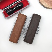 도장 케이스 파우치 지갑 보관함 도장집 개인 법인 인감도장 옐로우골드, 로즈핑크