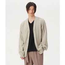 커스텀어클락 펀칭 소프트 면 카디건 오트밀 COOSCD016오트밀