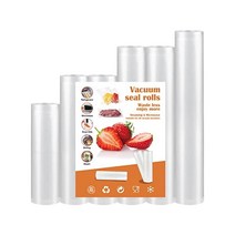 Vacuum Sealer Bags Food-Bag Rolls - 6 Inch |8 |10Inch |11 Gallon Food Vac Sealing for Freezer & Seal