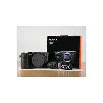 Sony Alpha a7C 미러리스 디지털 카메라(바디만 블랙)