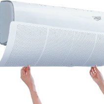 엔템 상상홀릭 벽걸이 에어컨바람막이, 화이트, 1개