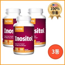 자로우포뮬러스 이노시톨 미오이노시톨 750mg 베지캡슐 100정 3통, 1개, 기본