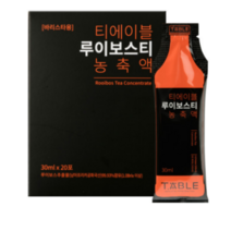 티에이블 루이보스티 농축액[30ml X20입] 제조사몰, 5개