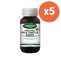 톰슨 원어데이 밀크씨슬 42000 60캡슐 5EA, 5개, 단품