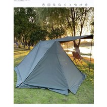 군용텐트 1인용 3~4인용 밀리터리 원터치 a형 백패킹 텐트 2-3 인용 파티 가족 캠핑 아웃도어 자동차 캐노피 휴대용 사이클링 방수포 하이킹 쉼터 릴리프 천막 비치 퍼걸러 캠핑용, [02] Green