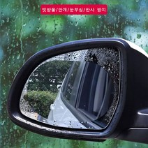사이드미러/나노코팅방수필름/2P 한세트/방수필름, 2p, 01. 원형