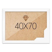 보석십자수액자 40x70 고급형 우드 화이트, 단품