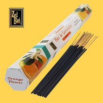 제드블랙 인센스스틱 실내방향제 베스트 19종 세트, 30 오렌지플라워 헥사6개