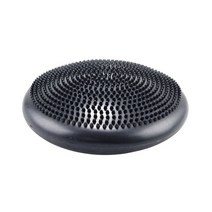 밸런스 쿠션 볼 돔 보드 패드 34x34cm 내구성 범용 스포츠 체육관 피트니스 흔들림, 검은 색