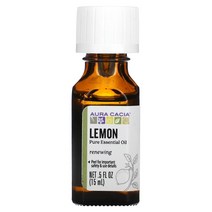 아우라카시아 순수 에센셜 오일 레몬 15ml(0.5fl oz), 0.5액량 온스