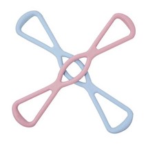 유니코시 필라테스 요가 밴드, 블루1+핑크1