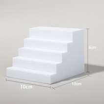 카메라 촬영 소품 광고 CF 보석 화장품 주얼리 립스틱 향수 천연석 트레이 배경, 01.흰색 사다리