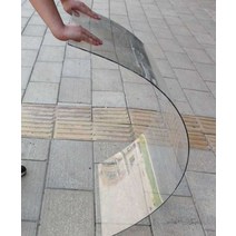 폴리카보네이트 부드러운 유리 발코니 레인 실드, 0.8mm 두께 1.2 미터 너비 1 미터