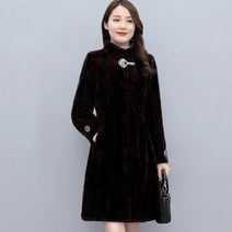 Haining 전체 밍크 모피 코트 여성용 겨울 중간 길이 하이 엔드 두꺼운 플러스 사이즈 벨벳 밍크 모피 코트
