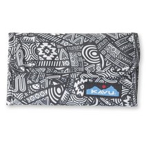 KAVU 여성용 Mondo Spender 지갑 스모크 펄 원 사이즈, Doodle Ribbon, Doodle Ribbon