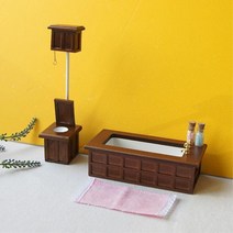 엔틱 욕실 미니어처 바쓰룸 5p 장식소품 개업선물