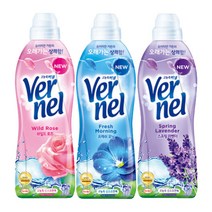 고농축 버넬 섬유유연제 900ml X 3개 +사은품증정 -H.C, 로즈+프레쉬+라벤더