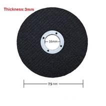 휴대용그라인더 휴대용절삭 2pcs 3 인치 75mm 연삭 휠 커팅 디스크 미니 앵글 그라인더 연마 기계 용 연마 디스크, 110mm