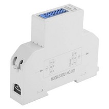 안동 LCD 백라이트 디스플레이 에너지 미터 단상 RS485 MODBUS 프로토콜 딘 레일 와트 5100A 220V, 한개옵션0