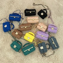 도두리 diy 망스티치 뜨개질 코바늘 가방 키트 패키지 만들기 - 루카, 루카 15cm, 체리핑크